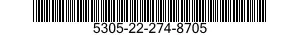 5305-22-274-8705 SCREW 5305222748705 222748705
