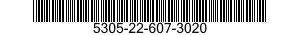 5305-22-607-3020 BOLT,MACHINE 5305226073020 226073020