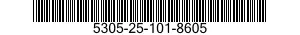 5305-25-101-8605 SCREW,CAP,HEXAGON HEAD 5305251018605 251018605