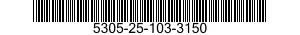 5305-25-103-3150 SCREW,MACHINE 5305251033150 251033150