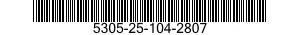 5305-25-104-2807 SCREW,MACHINE 5305251042807 251042807