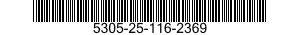 5305-25-116-2369 SCREW,MACHINE 5305251162369 251162369