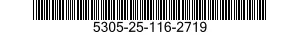 5305-25-116-2719 SCREW,MACHINE 5305251162719 251162719