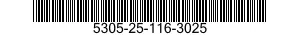 5305-25-116-3025 SCREW,CAP,SOCKET HEAD 5305251163025 251163025
