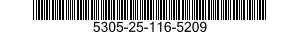 5305-25-116-5209 SCREW,CAP,HEXAGON HEAD 5305251165209 251165209