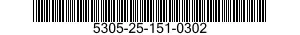 5305-25-151-0302 GRUB SCREW 5305251510302 251510302