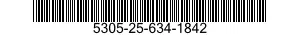 5305-25-634-1842 SCREW,MACHINE 5305256341842 256341842