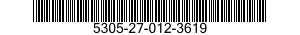 5305-27-012-3619 SCREW,MACHINE 5305270123619 270123619