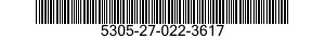 5305-27-022-3617 SCREW,CAP,HEXAGON HEAD 5305270223617 270223617