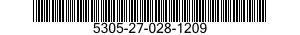 5305-27-028-1209 SCREW,MACHINE 5305270281209 270281209