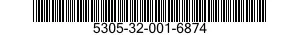 5305-32-001-6874 SCREW,MACHINE 5305320016874 320016874