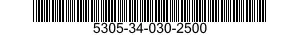 5305-34-030-2500 SCREW,CAP,HEXAGON HEAD 5305340302500 340302500