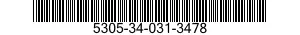 5305-34-031-3478 SCREW,MACHINE 5305340313478 340313478