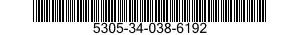 5305-34-038-6192 SCREW,MACHINE 5305340386192 340386192