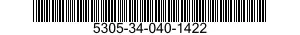 5305-34-040-1422 SCREW,MACHINE 5305340401422 340401422