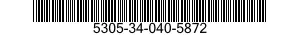 5305-34-040-5872 SCREW,ASSEMBLED WASHER 5305340405872 340405872