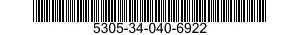 5305-34-040-6922 SCREW,CAP,HEXAGON HEAD 5305340406922 340406922