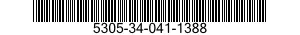 5305-34-041-1388 SCREW,MACHINE 5305340411388 340411388