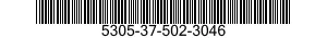 5305-37-502-3046 SCREW,MACHINE 5305375023046 375023046