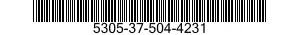 5305-37-504-4231 SCREW,MACHINE 5305375044231 375044231