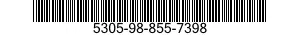 5305-98-855-7398 SCREW,MACHINE 5305988557398 988557398