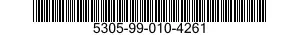 5305-99-010-4261 SCREW,EXTERNALLY RELIEVED BODY 5305990104261 990104261