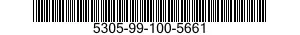 5305-99-100-5661 SCREW,MACHINE 5305991005661 991005661