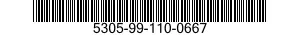 5305-99-110-0667 SCREW,CAP,SOCKET HEAD 5305991100667 991100667