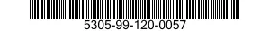 5305-99-120-0057 SCREW,MACHINE 5305991200057 991200057