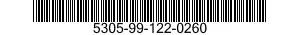 5305-99-122-0260 SCREW,MACHINE 5305991220260 991220260