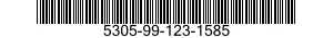 5305-99-123-1585 SCREW,MACHINE 5305991231585 991231585