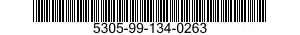 5305-99-134-0263 SCREW,MACHINE 5305991340263 991340263