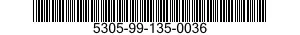 5305-99-135-0036 SCREW,MACHINE 5305991350036 991350036