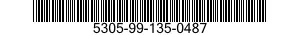 5305-99-135-0487 SCREW,MACHINE 5305991350487 991350487