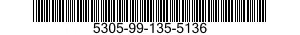 5305-99-135-5136 SCREW,WOOD 5305991355136 991355136