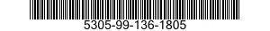 5305-99-136-1805 SCREW,MACHINE 5305991361805 991361805