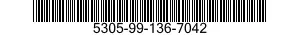 5305-99-136-7042 SCREW,CAP,HEXAGON HEAD 5305991367042 991367042