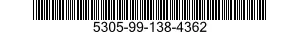 5305-99-138-4362 SCREW,CAP,HEXAGON HEAD 5305991384362 991384362