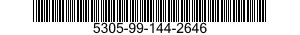 5305-99-144-2646 SCREW,MACHINE 5305991442646 991442646