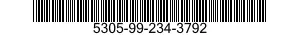 5305-99-234-3792 SCREW,MACHINE 5305992343792 992343792