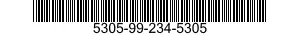 5305-99-234-5305 SCREW,MACHINE 5305992345305 992345305