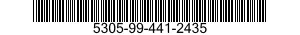 5305-99-441-2435 SCREW,MACHINE 5305994412435 994412435