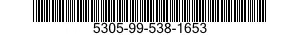 5305-99-538-1653 SCREW,CAP,SOCKET HEAD 5305995381653 995381653