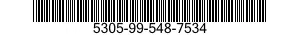 5305-99-548-7534 SCREW,CAP,SOCKET HEAD 5305995487534 995487534