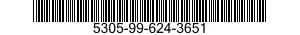 5305-99-624-3651 SCREW,MACHINE 5305996243651 996243651