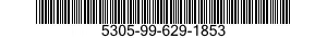 5305-99-629-1853 SCREW,MACHINE 5305996291853 996291853