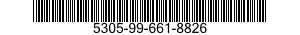 5305-99-661-8826 SCREW,MACHINE 5305996618826 996618826