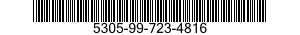5305-99-723-4816 SCREW,MACHINE 5305997234816 997234816