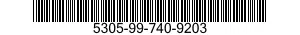 5305-99-740-9203 SCREW,MACHINE 5305997409203 997409203