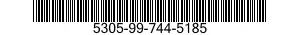 5305-99-744-5185 SCREW,CAP,SOCKET HEAD 5305997445185 997445185